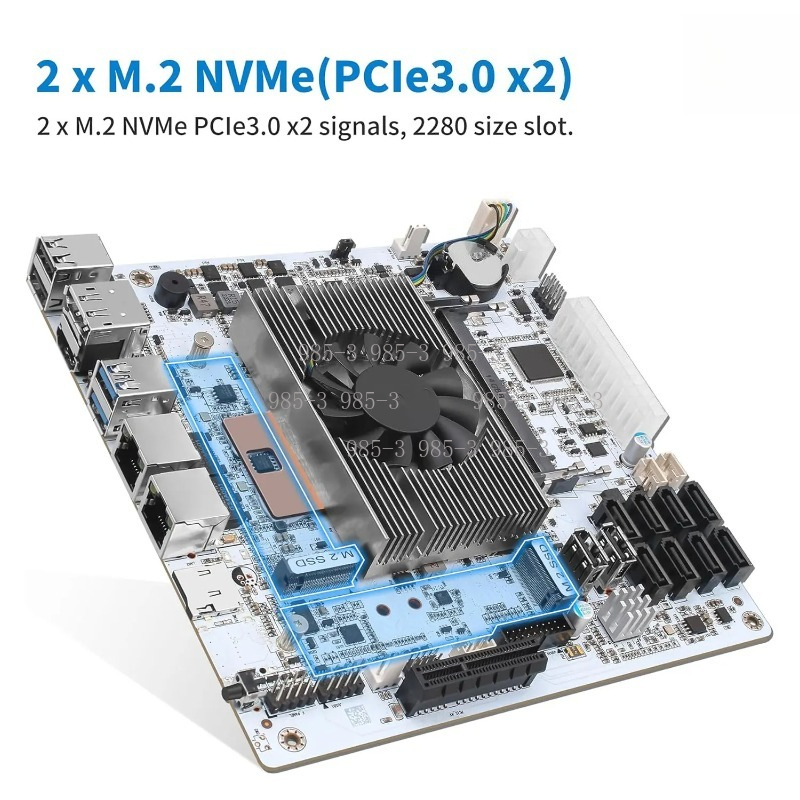 Scheda Madre Mini ITX Bianca M - Mini Itx Dual 2.5G Nas Motherboard recensione e prezzo